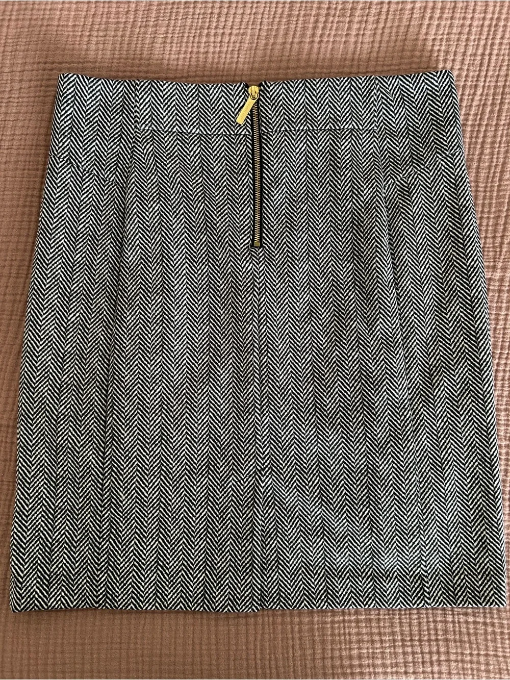 Michael Kors Black and White Pencil Skirt